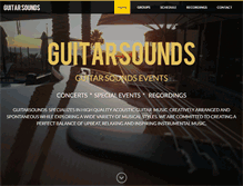 Tablet Screenshot of guitarsounds.com
